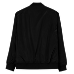 Black bomber jacket