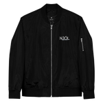 Black bomber jacket