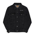 Black denim jacket