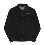 Black denim jacket
