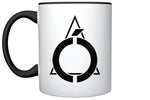 Triangle Logo - Coffee Mug (Hvit med sort)