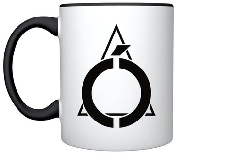 Triangle Logo - Coffee Mug (Hvit med sort)