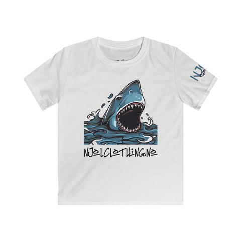 Shark Attack - Kids Softstyle Tee